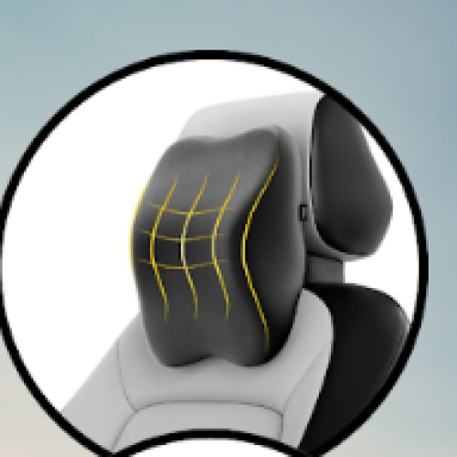 Headrest Black Colour